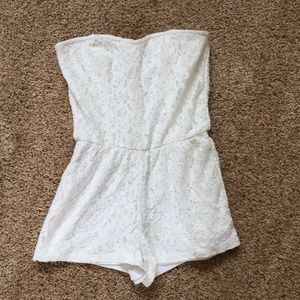 * 4/$25 * White lace romper